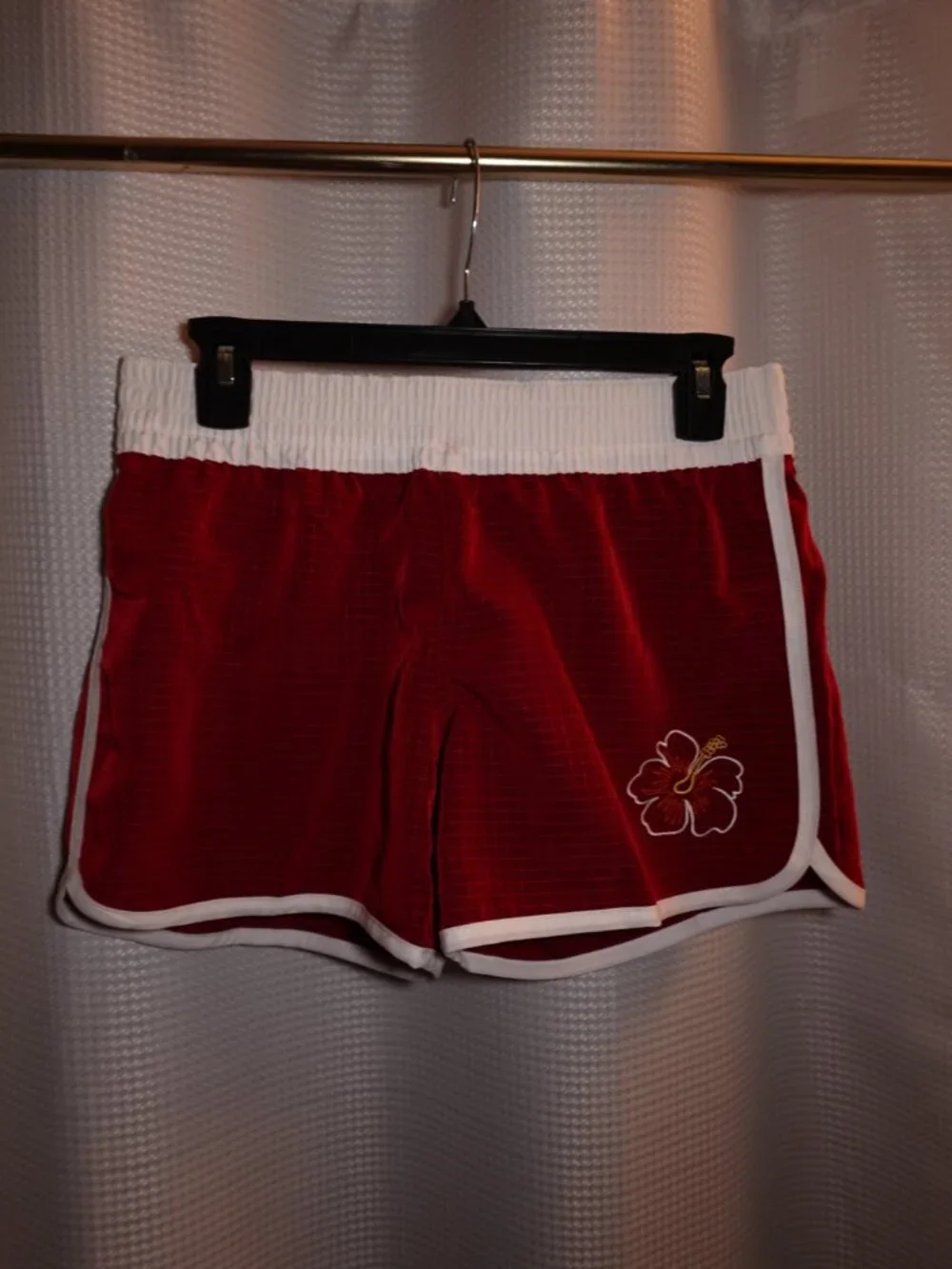 Red Hawaii Shorts